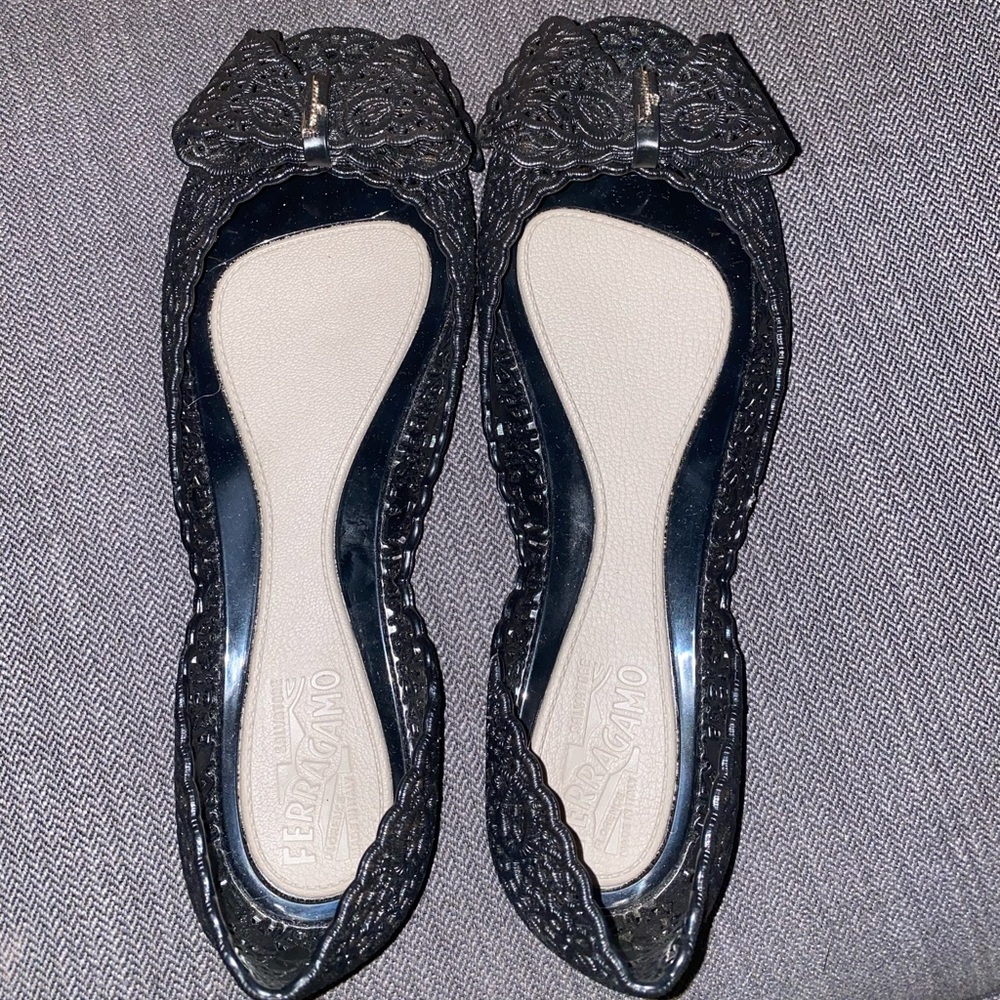 Ferragamo jelly flats